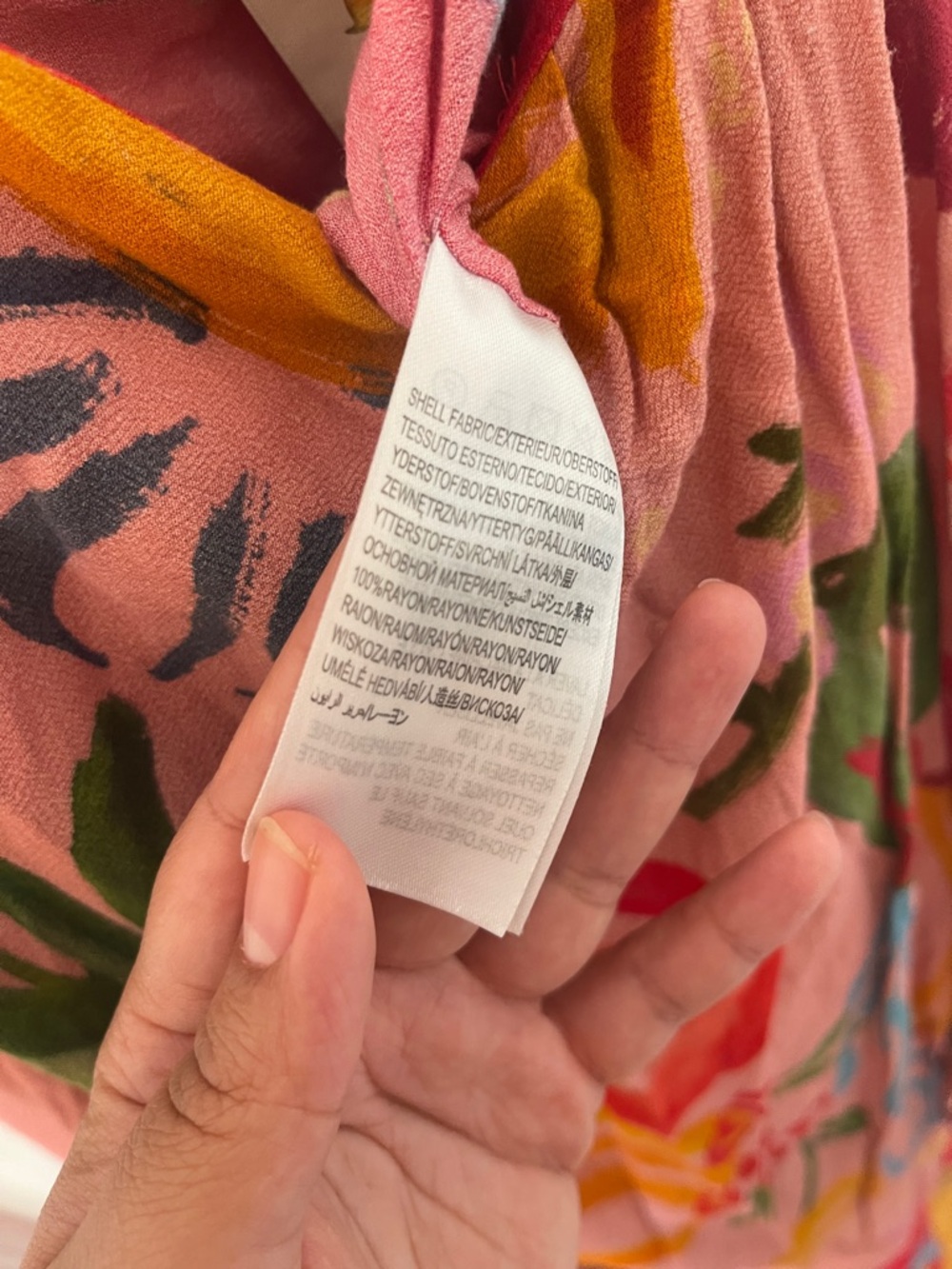 FARM Rio Red & Pink Tropical Wrap Maxi Skirt - Picture 13 of 13